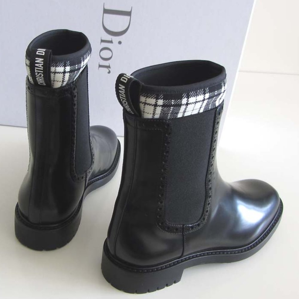 new DIOR D-Order Chelsea ankle boots 36.5 / 6.5 US - Picture 8 of 8